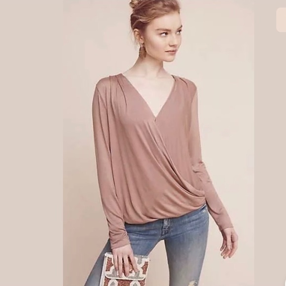 Anthropologie Tops - Anthropologie On the Road Wrap Top